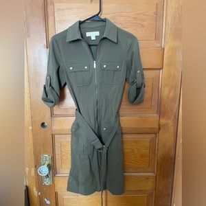 XS Michael Kors Belted Dress